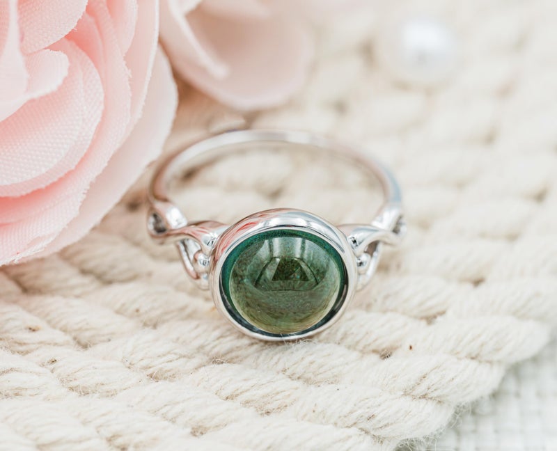 Precious Pieces .925 Sterling Silver Round Mood Ring Changes Colors for Little Girls, Kids, Teenagers, Women or Adults - Image 4